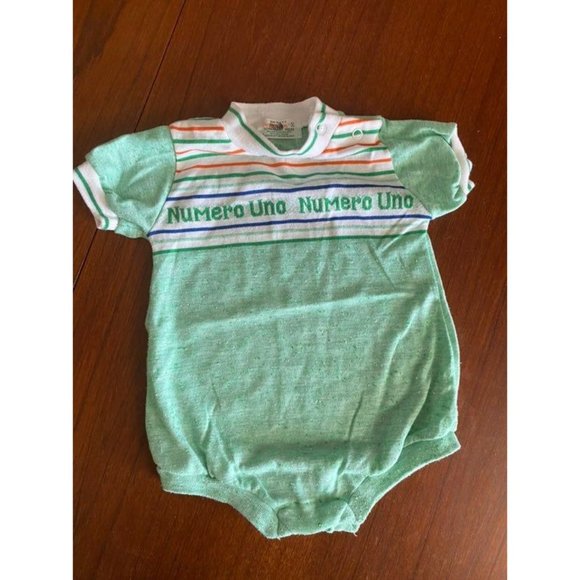 Vintage Healthtex Sporty Romper Numero Uno 12m - Picture 9 of 9